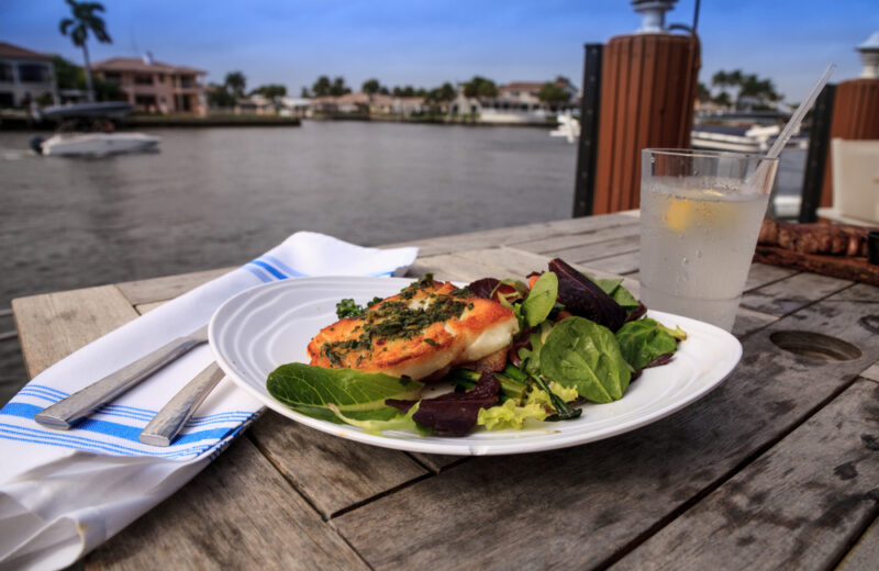 delicious waterfront food near our Naples florida rentals