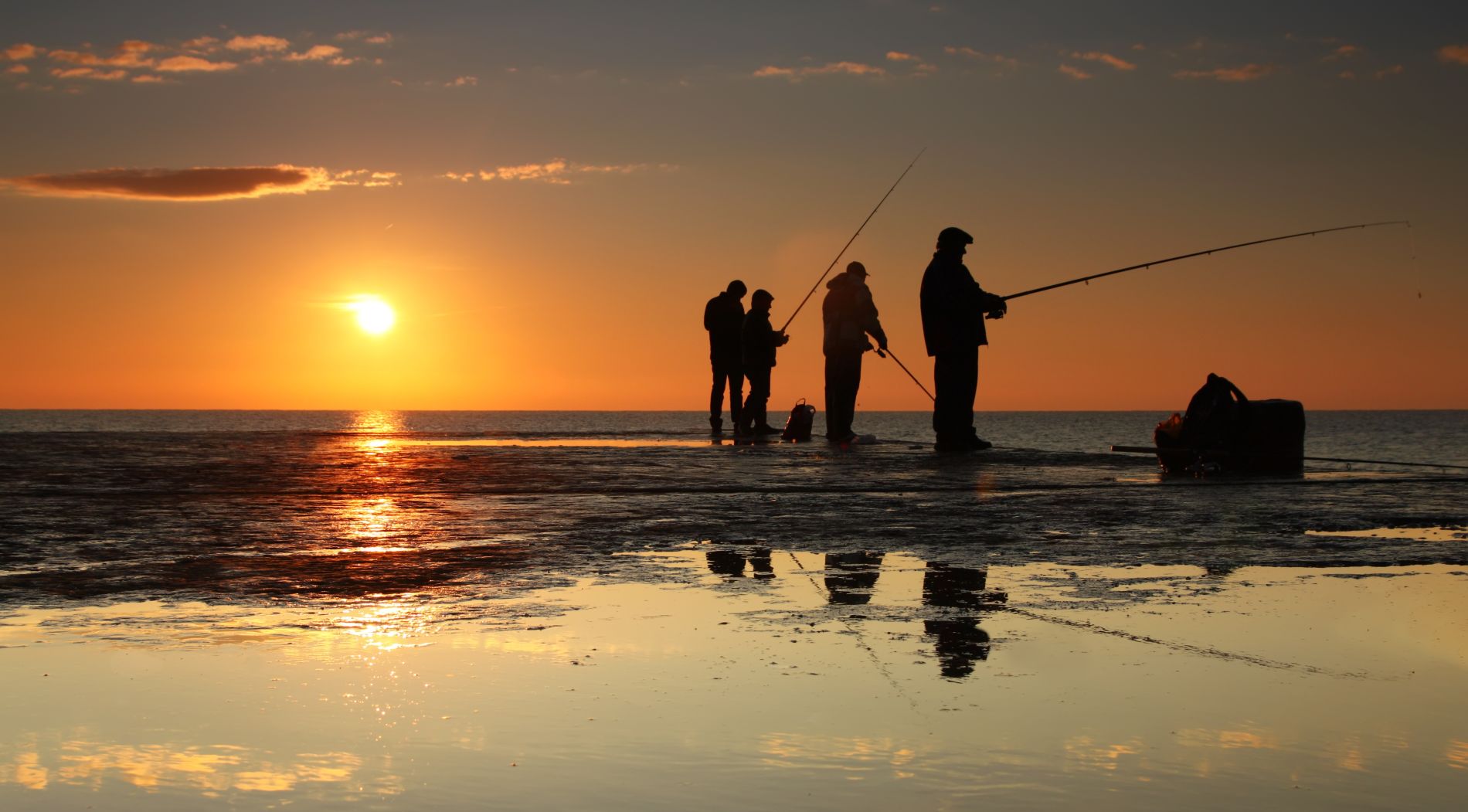 group of men fishing in Naples Florida